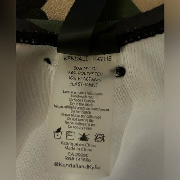 KENDALL & KYLIE Camo Print Swimsuit - Picture 5 of 7